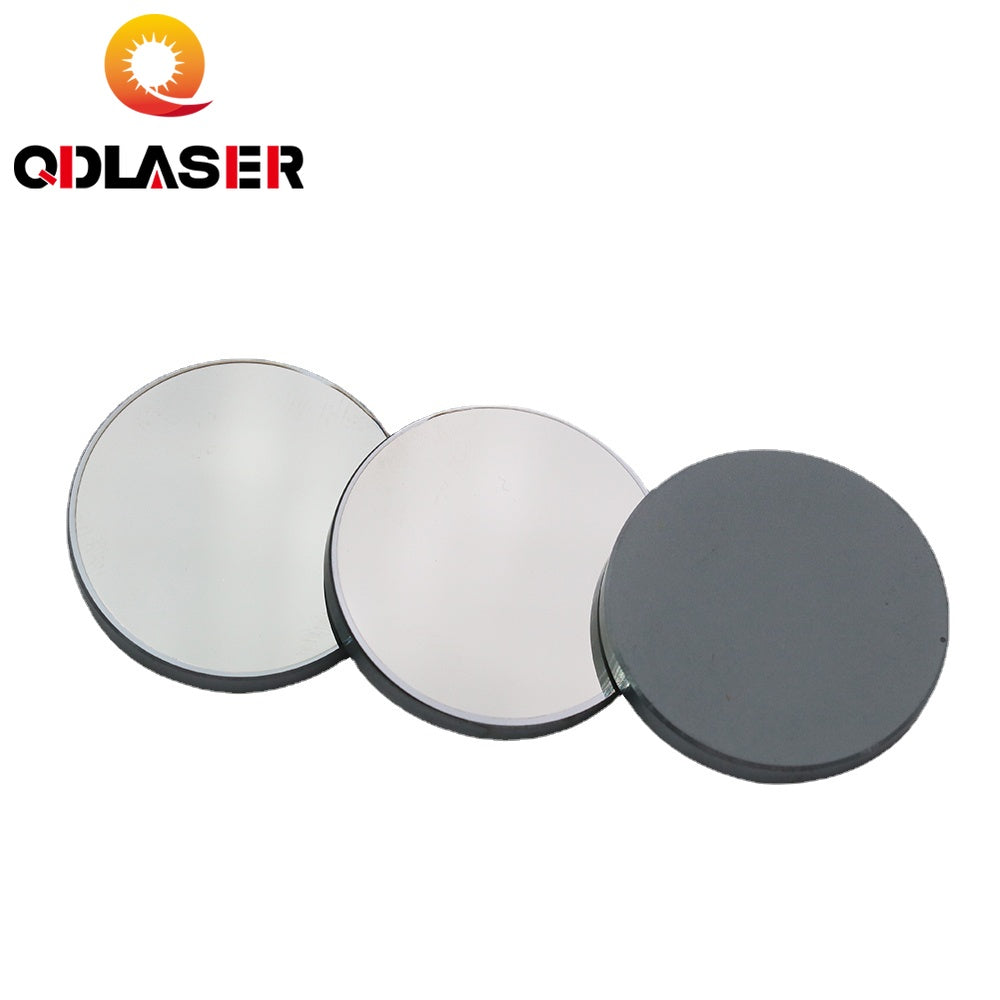 QDLASER 3pcs Co2 Laser Si reflective Mirrors 25mm for Laser Engraver Gold-Plated Silicon Reflector Lenses