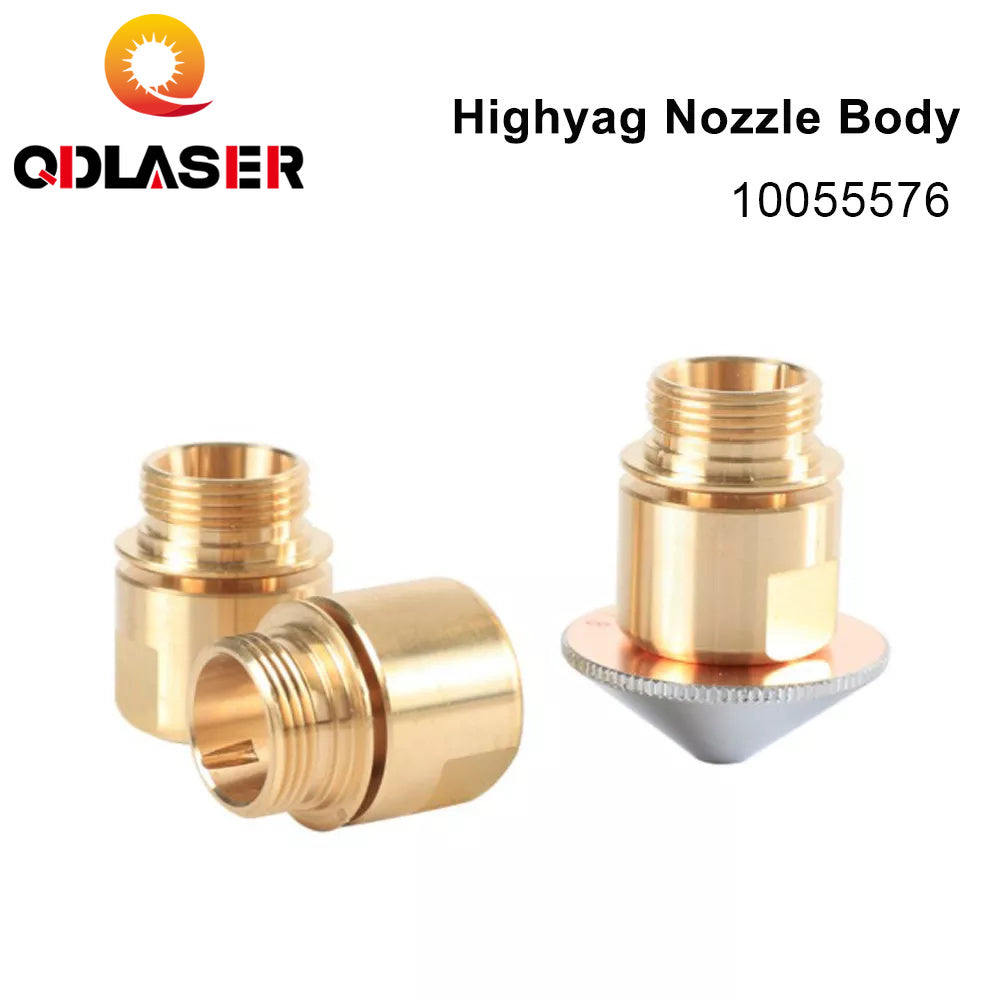 QDLASER Highyag/Nukon Laser Nozzle Adaptor 10055576 Laser Spare Parts for Nukon Laser Cutting Machines