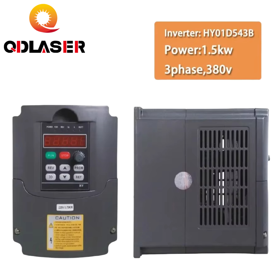 QDLASER 5.5KW 380V CNC Spindle VFD Inverter - Variable Frequency Drive for Precise Motor Speed Control