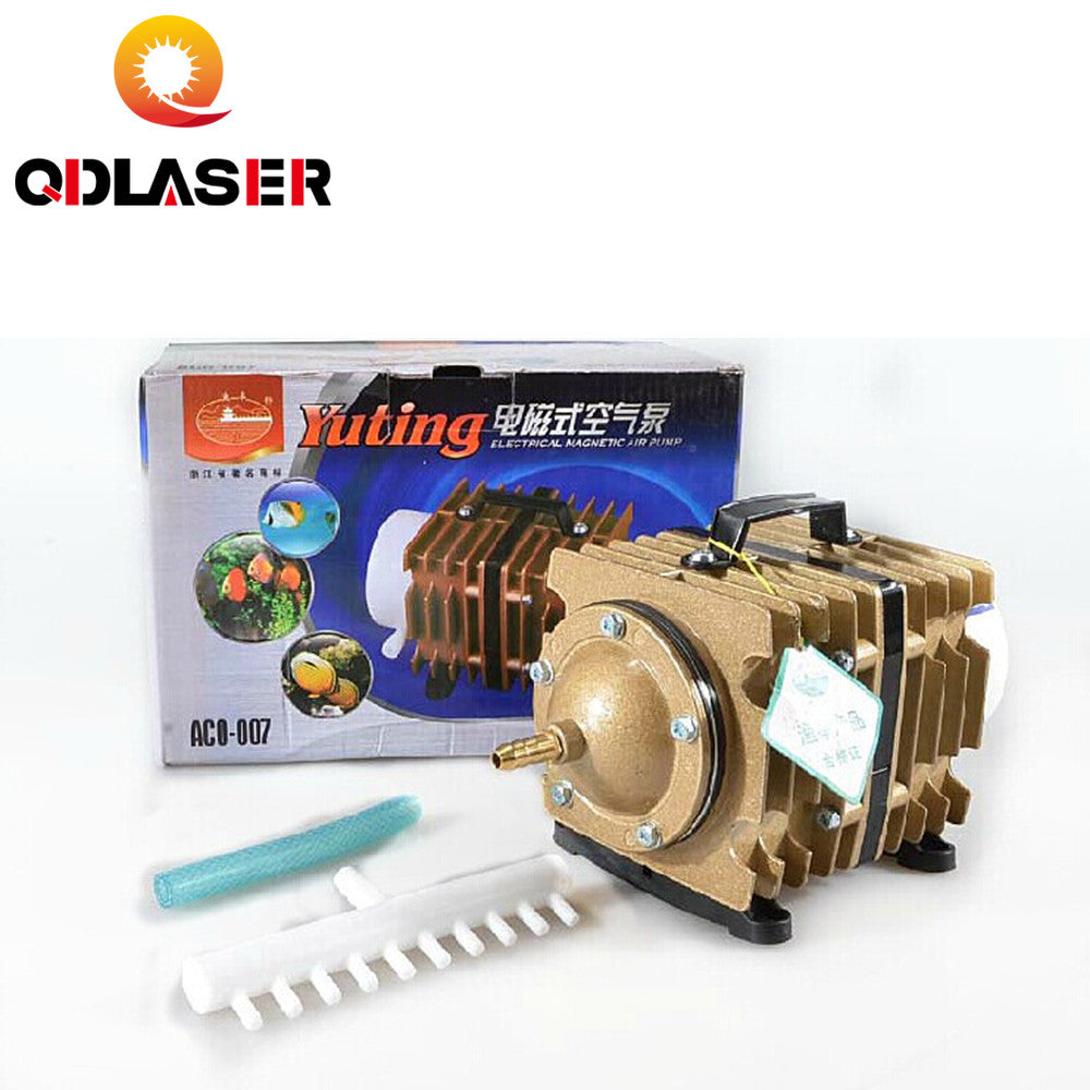 QDLASER ACO-007 220V 120W 90L/min Electric Magnetic Air Compressor Pump For Laser Machine Ash Remove Aquarium Fish Farming