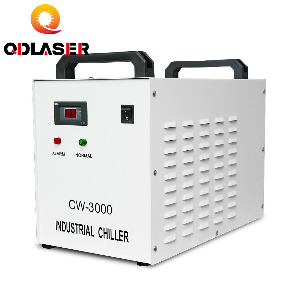 QDLASER Water-cooled Industrial Chiller CW3000 CO2 Laser Equipment Components