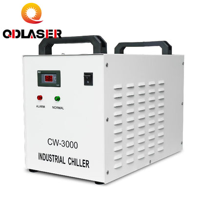 QDLASER Water-cooled Industrial Chiller CW3000 CO2 Laser Equipment Components