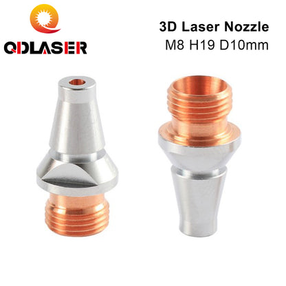 QDLASER High Quality 3D Industry Laser Nozzles 2.0 2.5mm M8 H19 D10 for Prima Fiber Laser Cutting Head