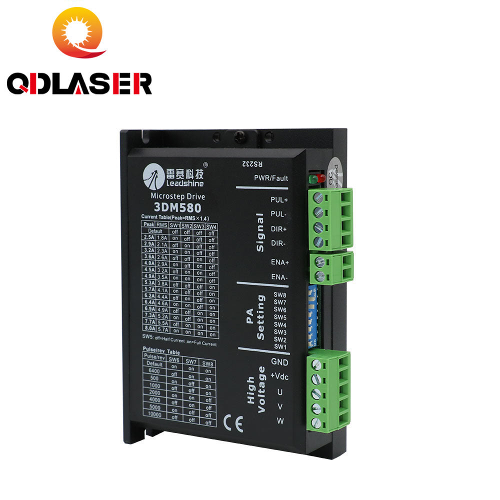 QDLASER Leadshine 3-Phase Stepper Motor Driver 3DM580