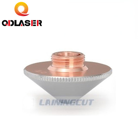 QDLASER Laser Nozzle Double Layers Chrome-plating Dia.28mm Caliber 0.8 - 4.0 OEM Precitec FIBER Cutting Head