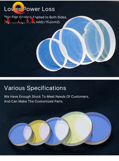 QDLASER Laser Welding Machine Protective Windows 10*2 18*2 19*2 20*2mm Optical Protective Lens for 1064nm Welding Parts