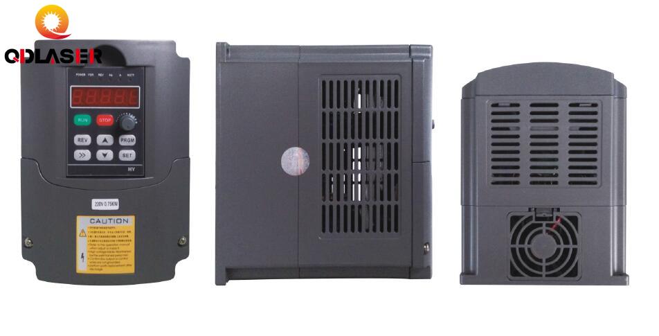 QDLASER 4kw VFD Variable Frequency Drive VFD Inverter 3HP 380v Frequency Inverter Spindle Motor Speed Control