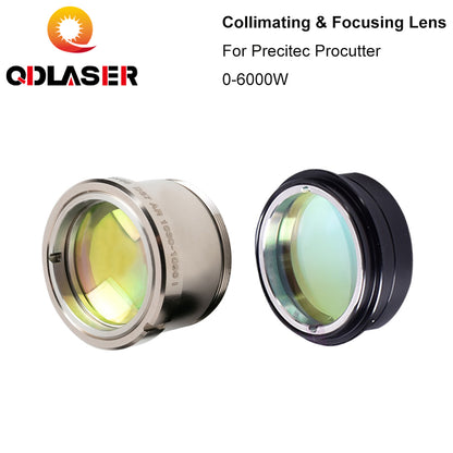 QDLASER Precitec Collimating & Focusing Lens for CO2 Laser Cutting Head - High Precision