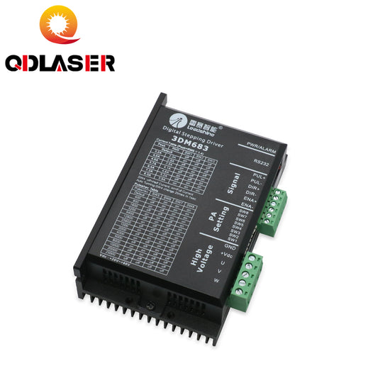 QDLASER Leadshine 3DM683 3 Phase Stepper Motor Driver 20-60 VDC Input Voltage and Max 8.3A Output Current Stepper Drive