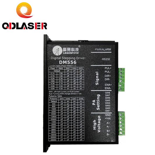 QDLASER Laser Spare Parts Leadshine 2-Phase Stepper Motor Driver DM556