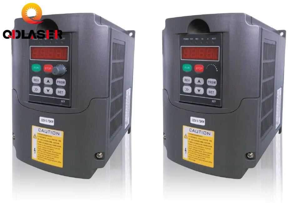 QDLASER 4kw VFD Variable Frequency Drive VFD Inverter 3HP 380v Frequency Inverter Spindle Motor Speed Control