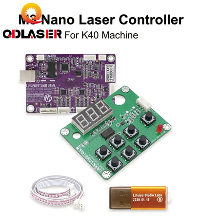 LIHUIYU M3 Nano Laser Controller Mother Main Board + Control Panel + Dongle B System Engraver Cutter DIY 3020 3040 K40
