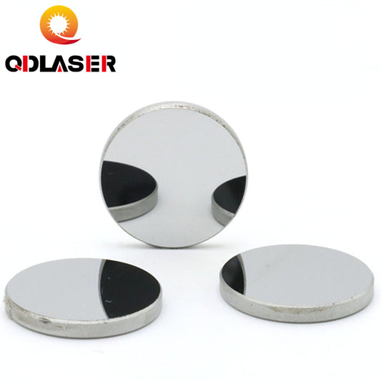 QDLASER Co2 Laser Reflect Mirror Dia. 15 19.05 20 25 30 38.1mm Mo Laser Mirror for Co2 Laser Engraving and Cutting Machine