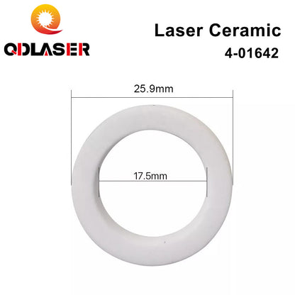 QDLASER Laser Ceramic Insulating Ring 4-01642 for Laser Cutting Machine Parts Wholesale OEM Support