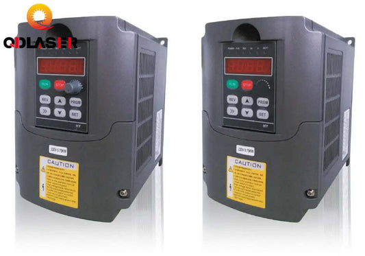 QDLASER 4kw VFD Variable Frequency Drive VFD Inverter 3HP 380v Frequency Inverter Spindle Motor Speed Control