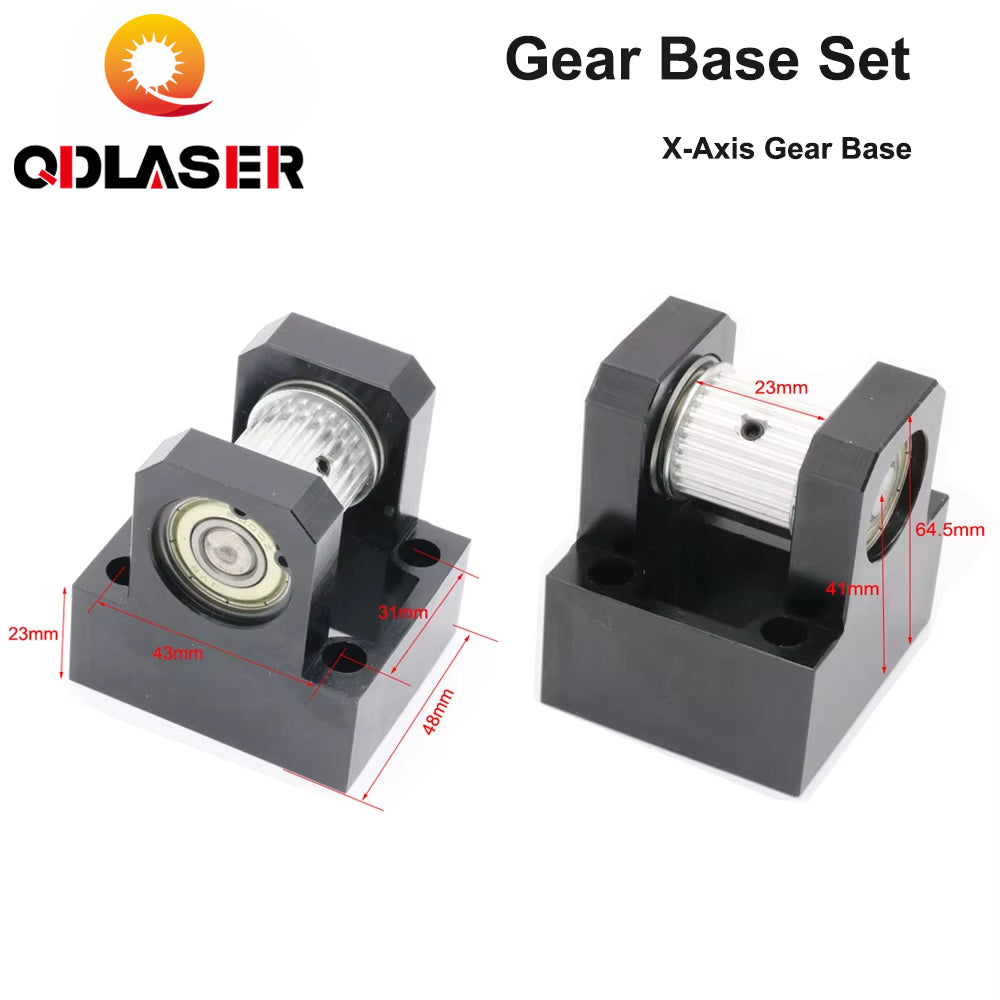 QDLASER LC Gear Base Set Machine Mechanical Parts for Laser Engraving Cutting Machine