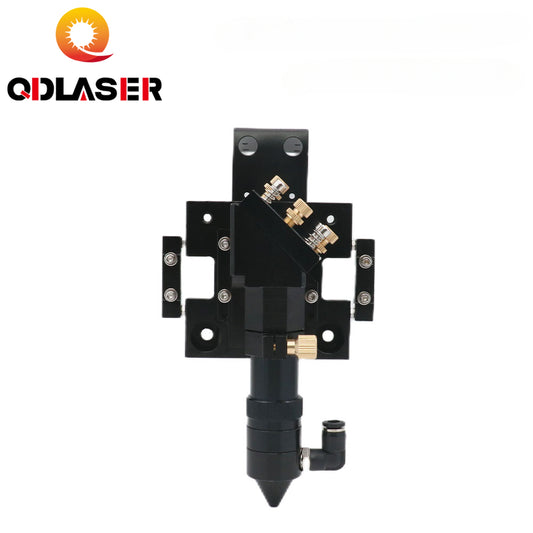 QDLASER New Arrival CO2 Laser Head for Dia.20mm FL 50.8/63.5mm Lens D25mm Mirror Outer Slider Type with Air Assist Nozzle