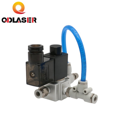 QDLASER Ultimate Air Assiast Set Pneumatic Solenoid Value Relay 6mm for CO2 Laser Cutting and Engraving Machine