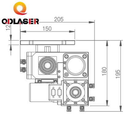 6000W Fiber Laser Welding Head For WSX Fiber Laser Welding Model ND66