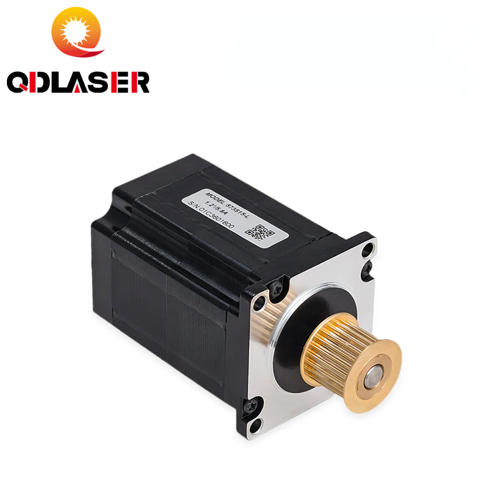 QDLASER Leadshine 573S15-L 3 Phase Stepper Motor for NEMA23 5.8A Length 76mm Shaft 8mm