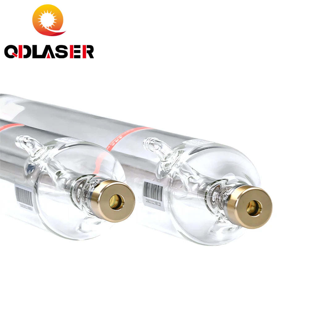 QDLASER SPT T90 90-100W Co2 Laser Tube Length 1250mm Dia 80mm for CO2 Laser Engraving and Cutting Machine