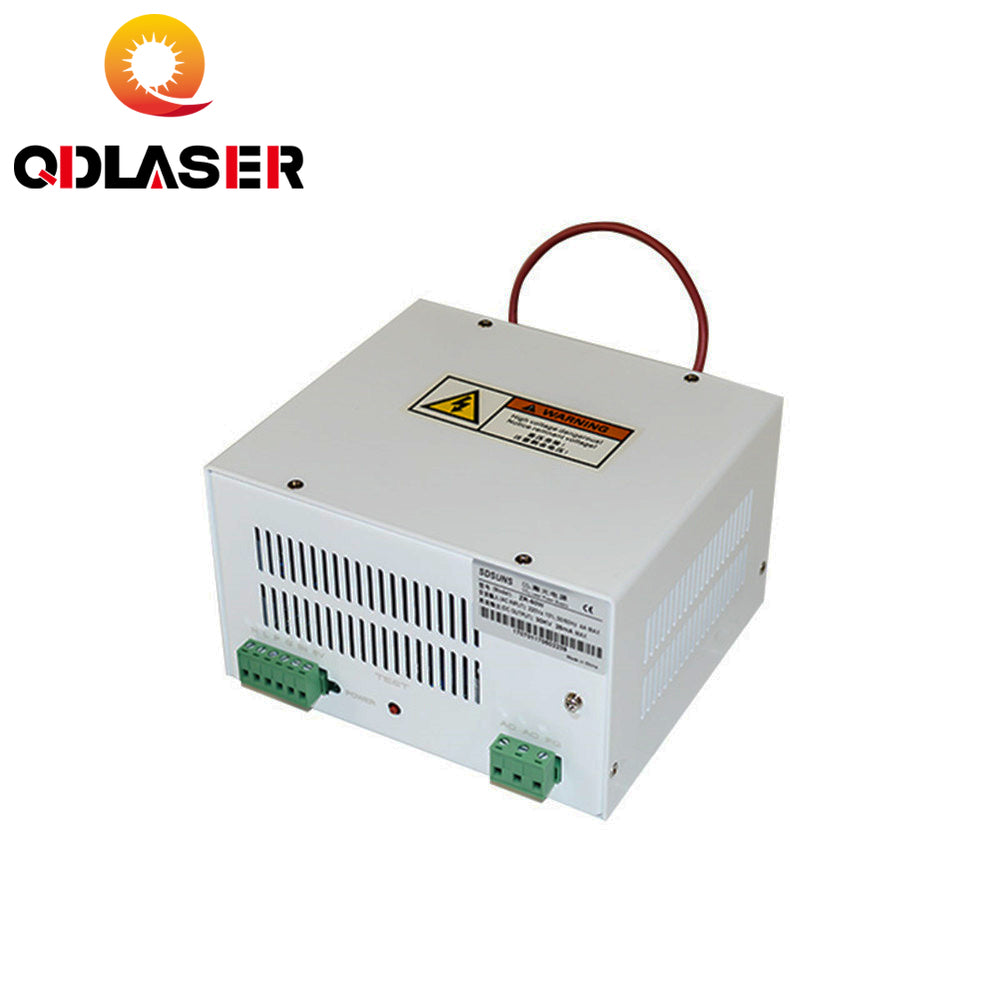QDLASER Power Supply Laser 50w ZR-50W for 40W 50W 60W Co2 Glass Laser Tube