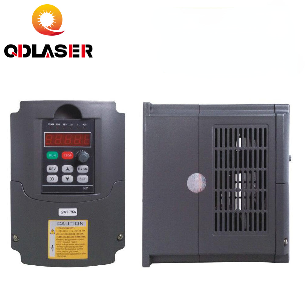 QDLASER 2.2kw VFD 380v Variable Frequency Drive VFD Inverter 3HP Input 3HP frequency inverter for spindle motor speed control