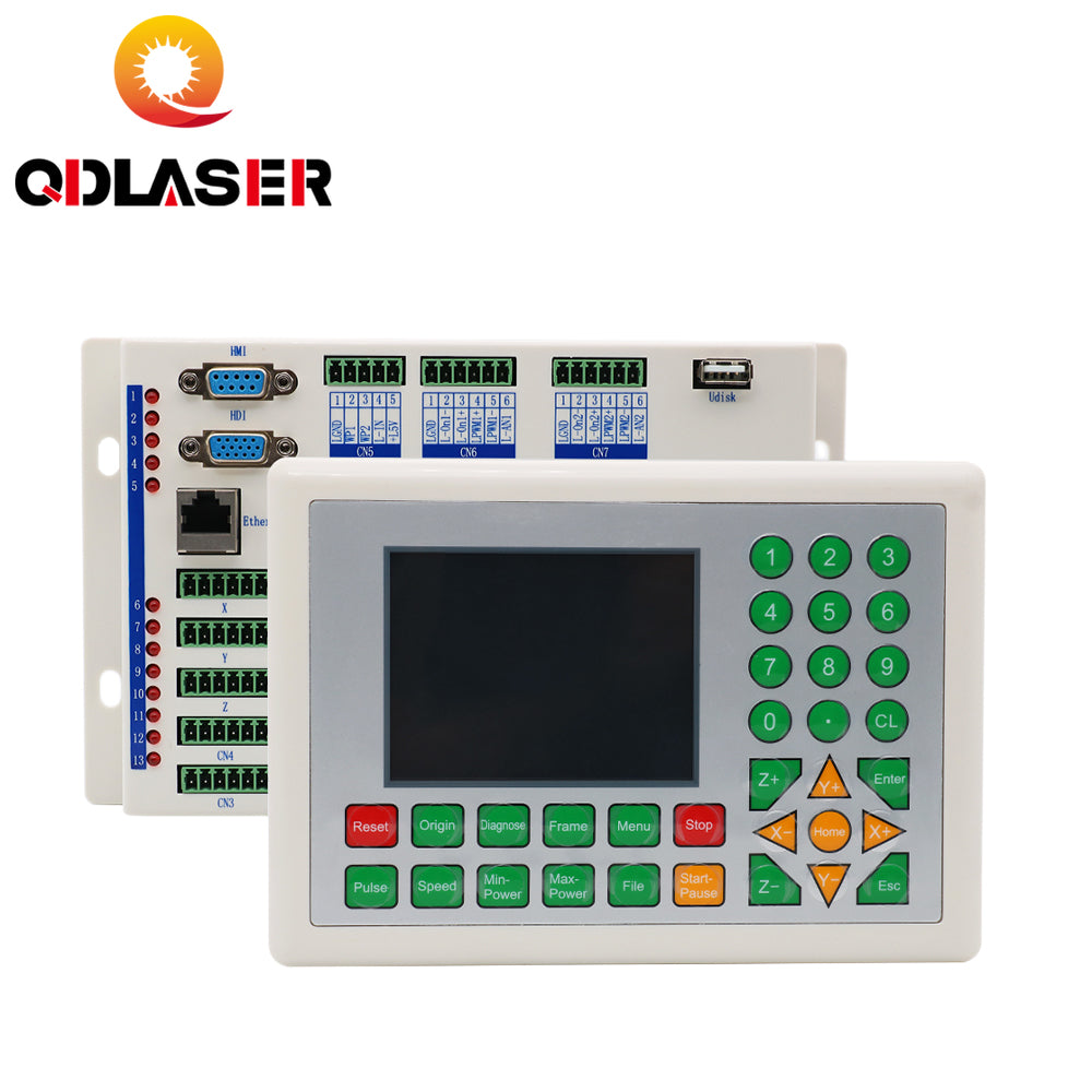 QDLASER Ruida RD6332M CO2 Metal Laser Cutting Controller for Metal and Non-metal Hybrid Laser Engraving and Cutting Machine