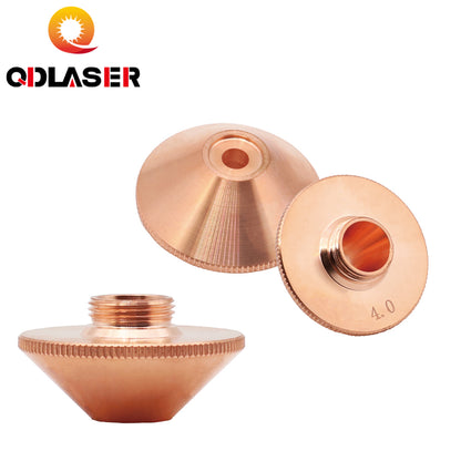 QDLASER Penta C Style Laser Cutting Nozzles Single Layer for High-Power Machine D28 M11 H15mm Caliber 3.5-6.0mm for Fiber Laser