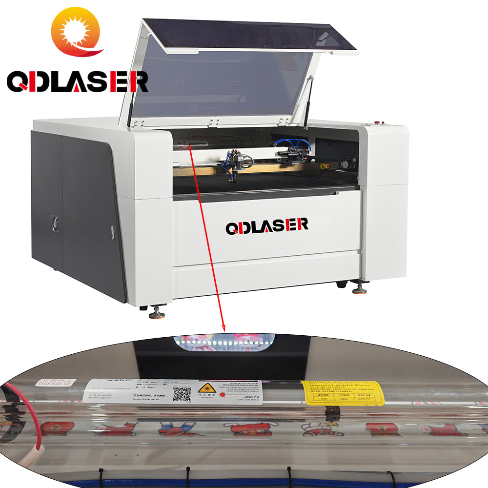 80W 1390i-CCD Non-matel Co2 Laser Engraving Machine for Leather Ruida Control System