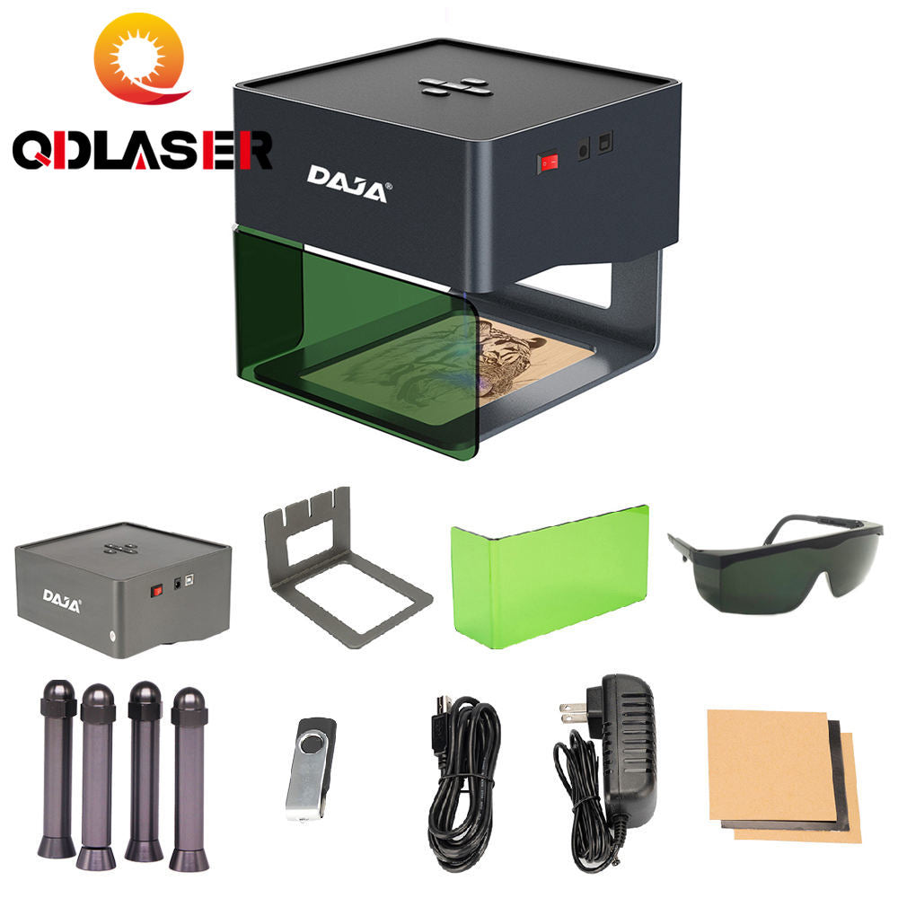 DAJA Laser Engraver CNC DIY DJ6 Laser Engraving Machine 3000mw Fast Mini Logo Mark Printer Cutter Woodworking Wood Plastic