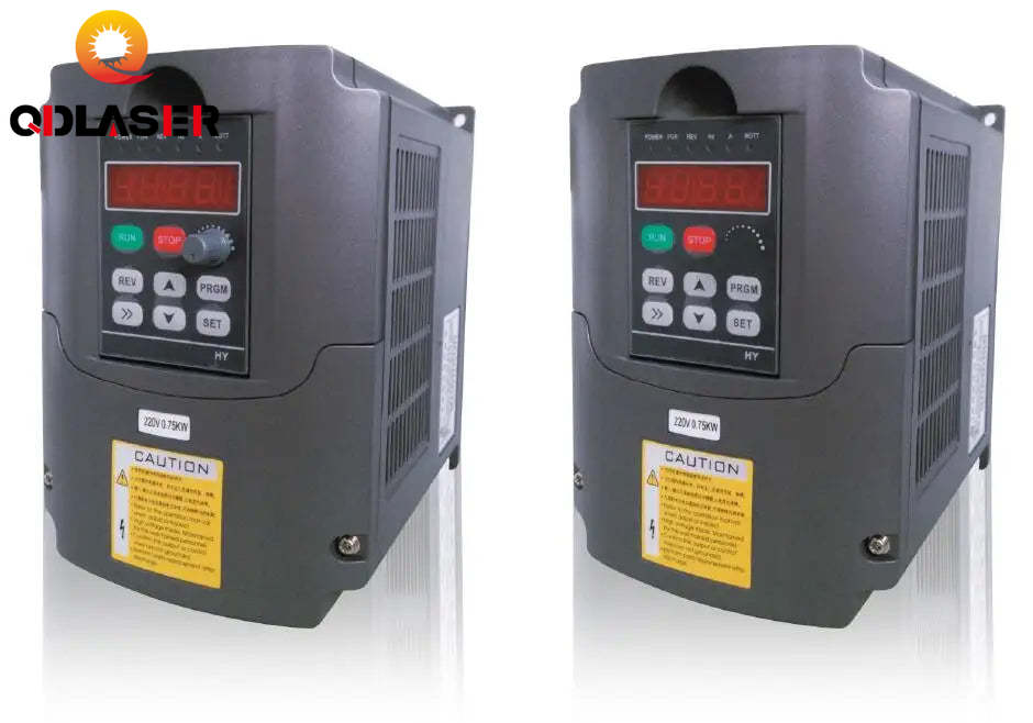 QDLASER 0.75KW VFD Variable frequency inverter 3 phase 380V for CNC spindle motor speed control