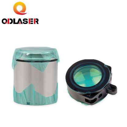 QDLASER BM114 Collimating &amp; Focusing Lens D37 F100 &amp; D38.1 F200mm with Lens Holder for Raytools Laser Cutting Head BM114