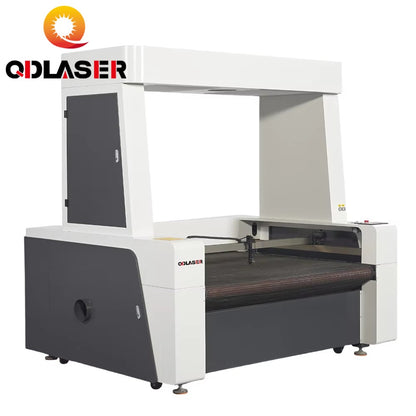 80W 1610F-CCD CO2 Fabric Cutting Machine for Synthetic Leather, Artificial Leather, Cloth, and Fur - High Precision, Efficient C