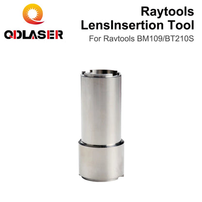 QDLASER Focusing Lens Insertion Tool D28 for Collimating Focusing Lens on Raytools BT210S/BM109 Fiber Laser Cutting Head