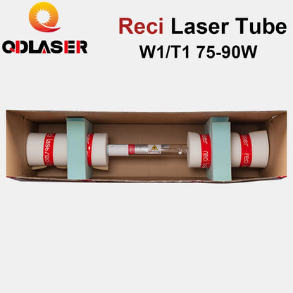 Reci W1 75W CO2 Laser Tube 75W-90W Length 1050mm Dia. 80mm for CO2 Laser Engraving Cutting Machine