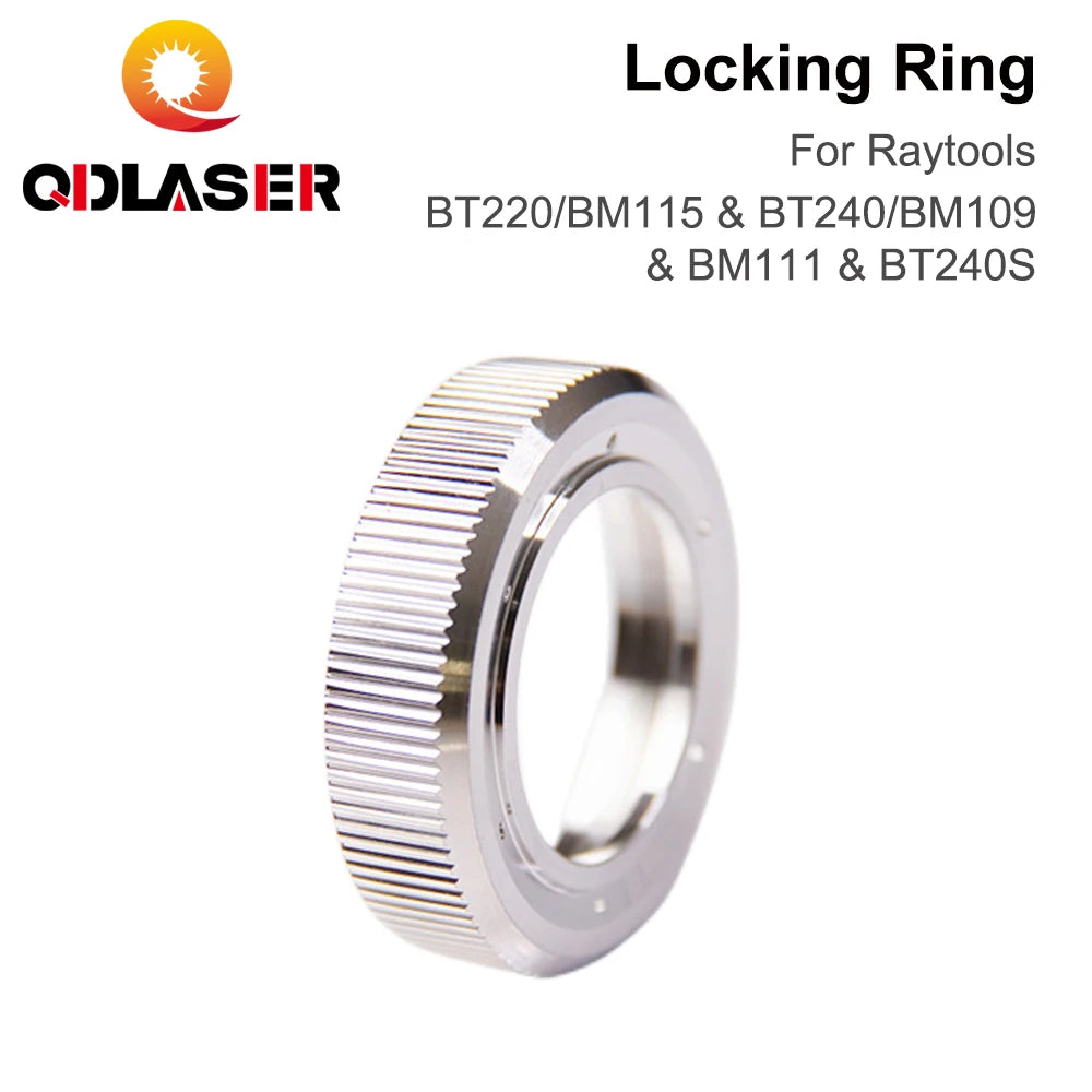 QDLASER Fiber optic cutting head tight locking ring BT220/BM115 &amp; BT240/BM109 &amp; BT240S Nozzle Connection Part