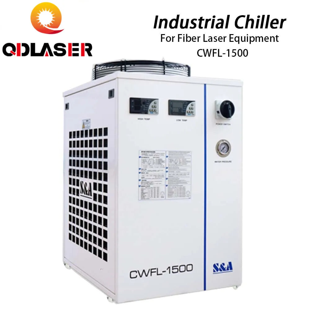 QDLASER Industry Air Water Chiller CWFL-1500AN & 1500BN For Fiber Laser Engraving and Cutting Machine