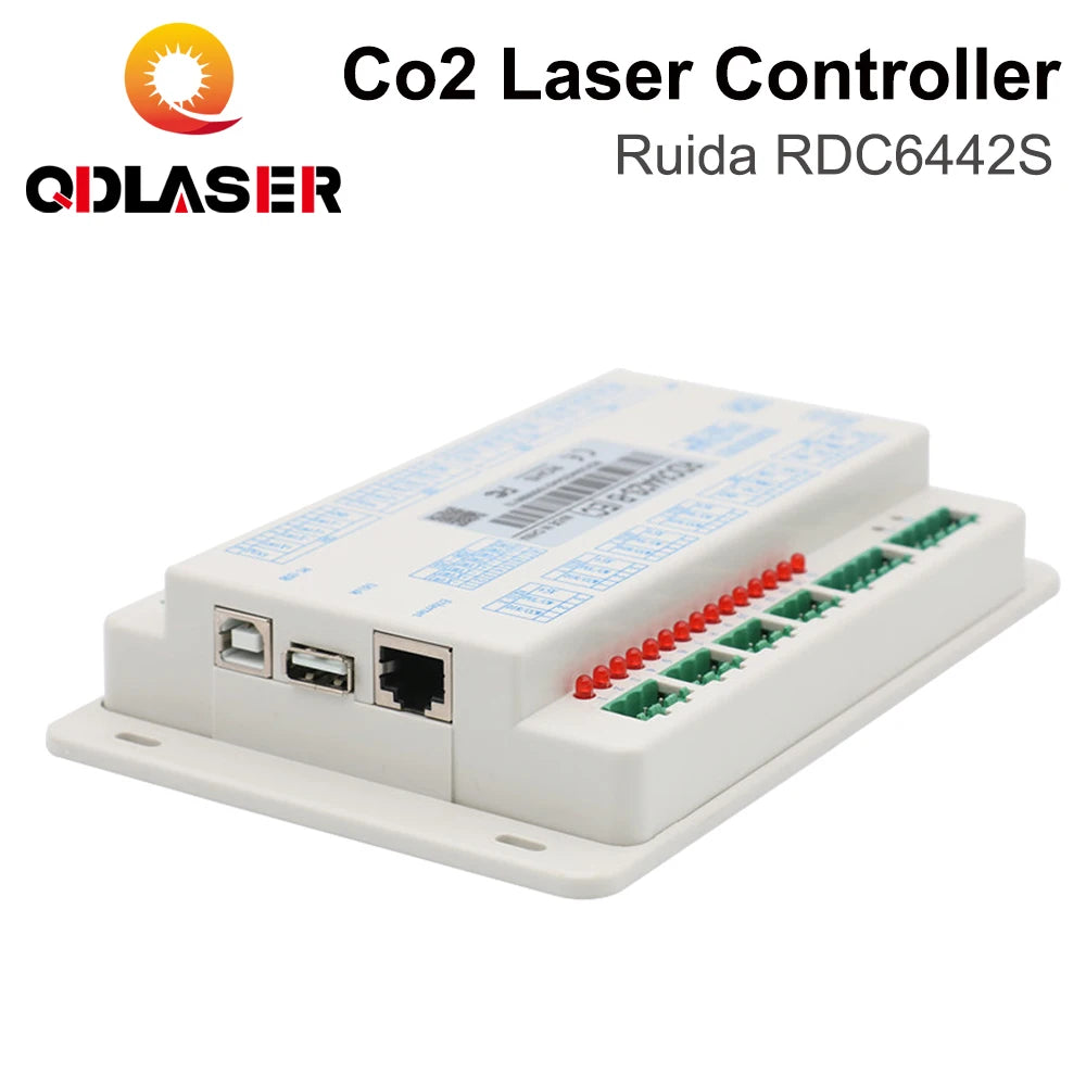 QDLASER Ruida Control Card RDC6442 RDC6442S RDC6442G RDC6442 Motherboard + Panel for Laser Engraving and Cutting Machines