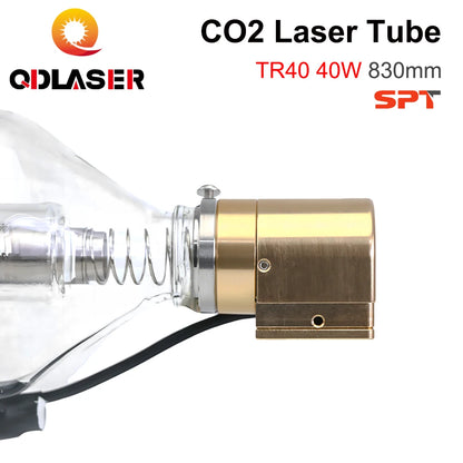 QDLASER SPT TR40 40-50W Co2 Laser Tube Length 830mm Dia.80mm for CO2 Laser Engraving and Cutting Machine