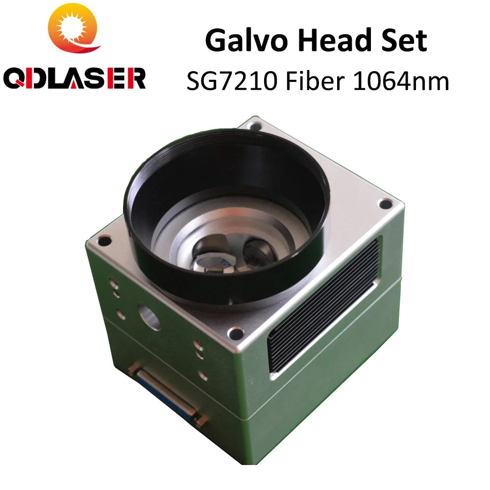 QDLASER Fiber Galvo Scaning Head Galvanometer SG7210 Red Dot for Laser Marking Machine