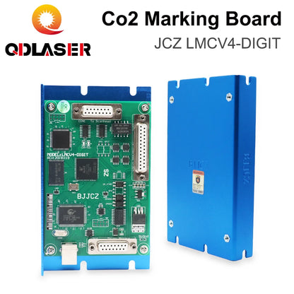 QDLASER Co2 Laser Marking Controller JCZ LMCV4-DIGIT Marking Board BJJCZ EzCad for 10.6um Co2 Marking Laser Tube RF Tube