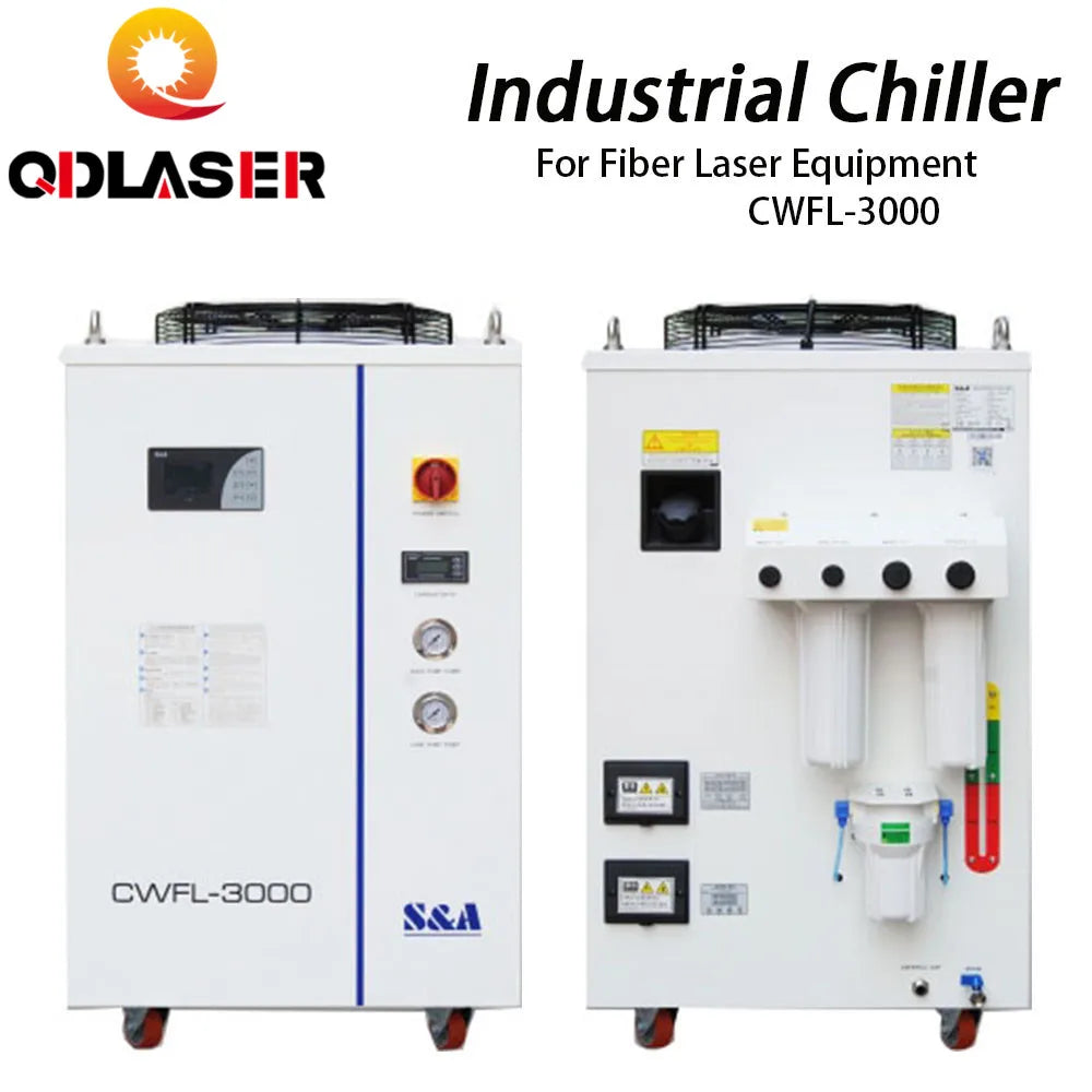 QDLASER S&A CWFL-3000 Water Cooling Fiber Laser Chiller For Fiber Laser Cutting Machine