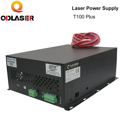 QDLASER 80W-100W CO2 Laser Power Supply Source  for CO2 Laser Engraving Cutting Machine HY-T100 T / W Plus Series Long Warranty