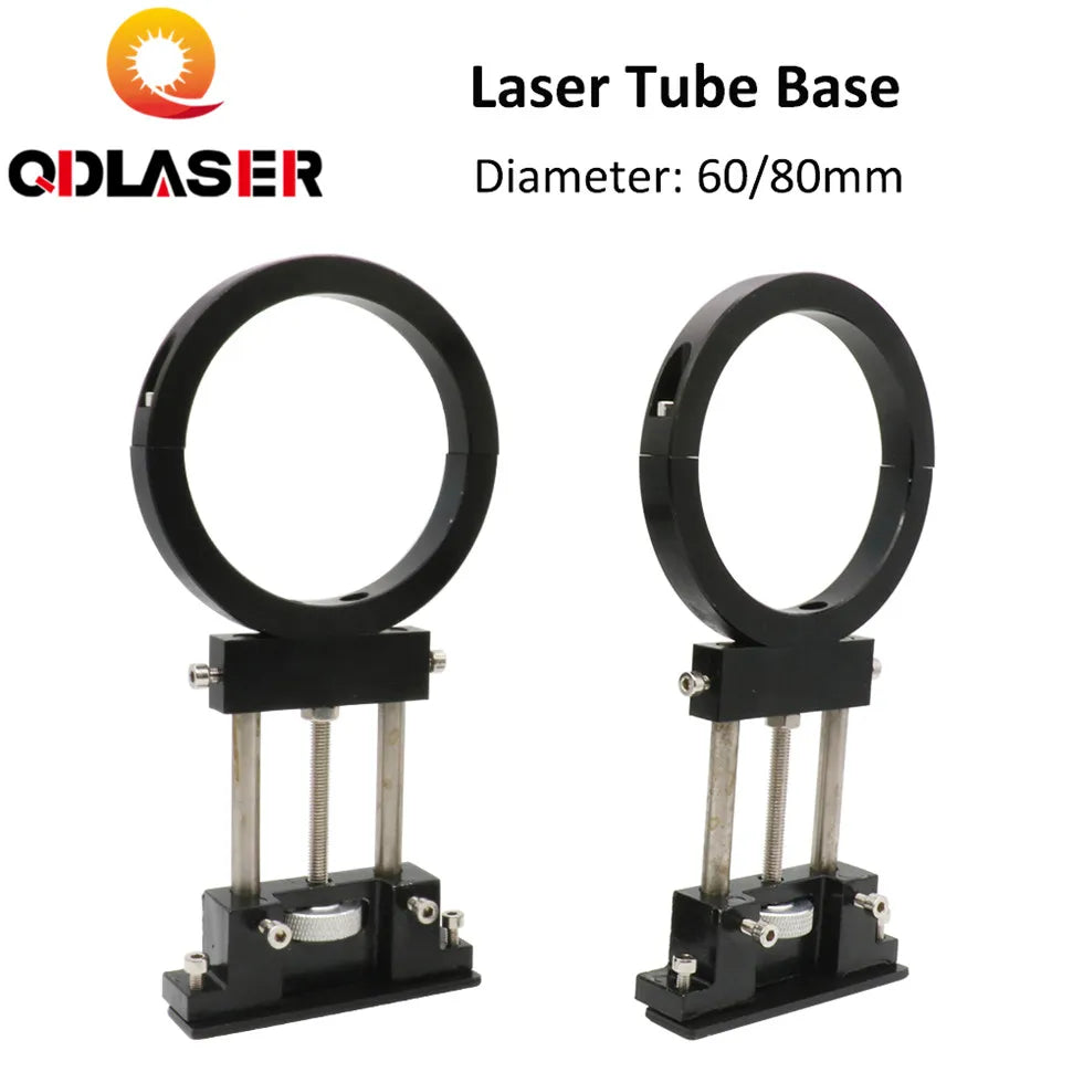 CO2 Laser Tube Holder Adjust Diameter 60mm 80mm Laser Bracket Flexible Metal Support