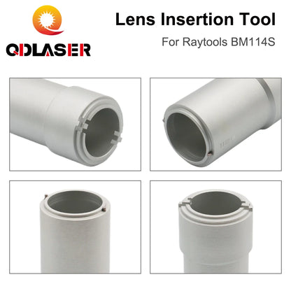 QDLASER Fiber Laser Head Focusing Lens Insertion Tool D37 for Raytools Collimating Focusing Lens on BM114S Fiber Cutting Head