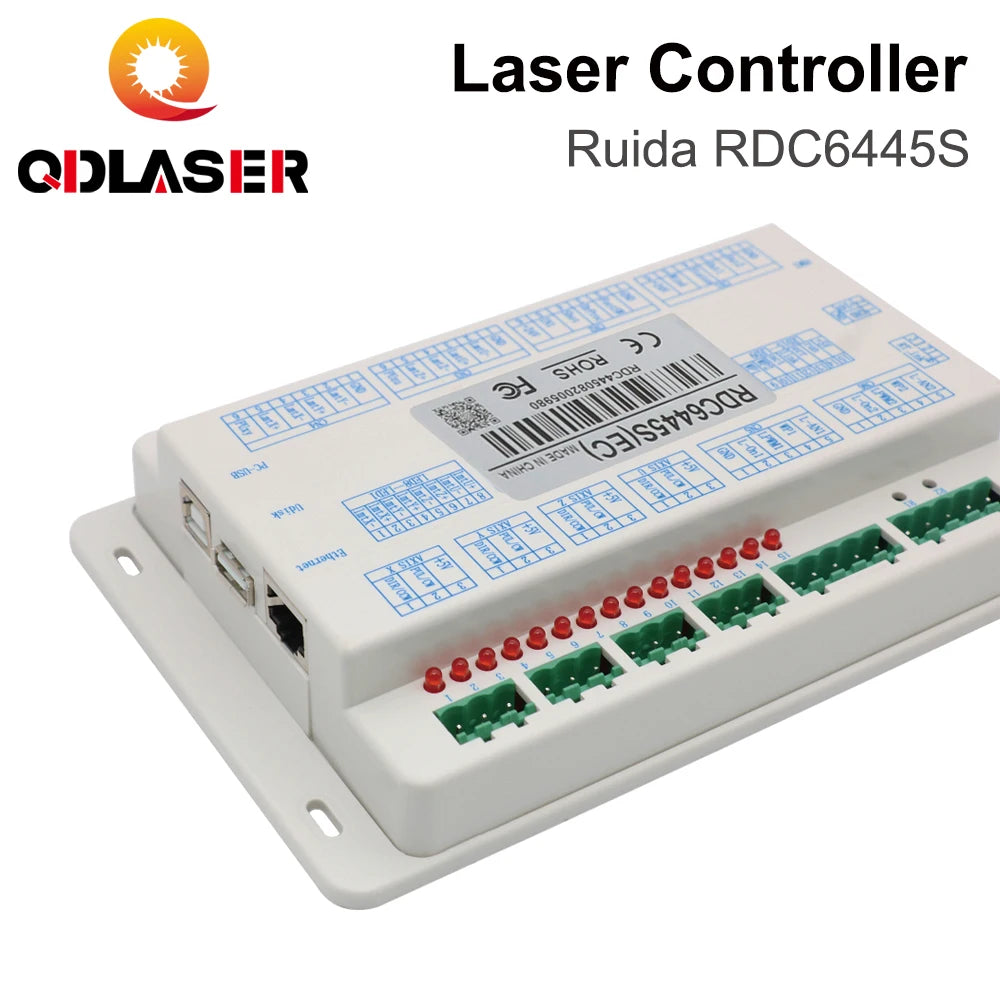QDLASER Ruida RDC6445 RDC6445S Laser Controller Motherboard for Co2 Laser Engraving Cutting Machine Upgrade RDC6442 RDC6442G