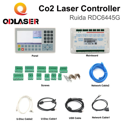 QDLASER Ruida RDC6445 RDC6445G/S Controller for Co2 Laser Engraving Cutting Machine Upgrade RDC6442 RDC6442G Controller