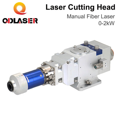QDLASER WSX KC13 Fiber Laser Cutting Head F125/150/200mm Focusing Lens 0-2kw Manual Cutting Head 2000W QBH for Metal Cutting