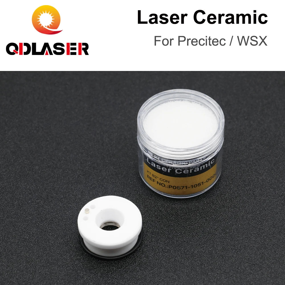 QDLASER CON Laser Ceramic KT B2  Dia. 28mm Nozzle Holder Fiber Laser Cutting Head Nozzle Holder for OEM PrecitecWSX Laser Head